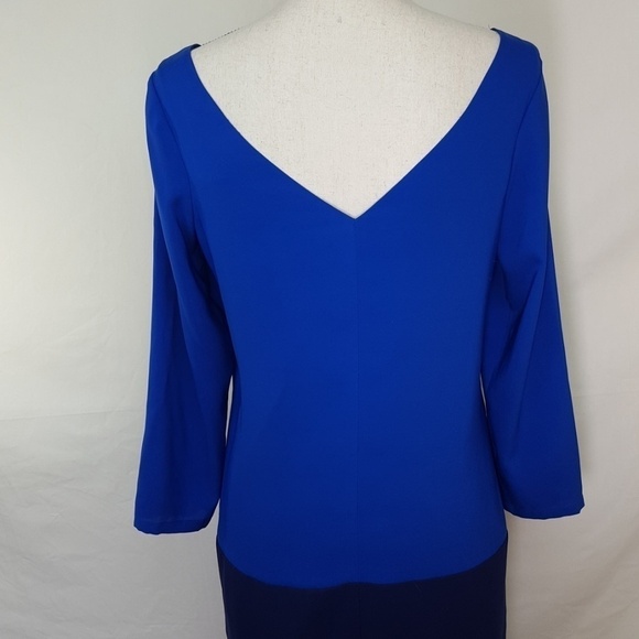 EXPRESS Lined Blue Dress, Size S - Picture 5 of 7